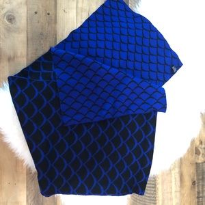DVF reversible printed scarf